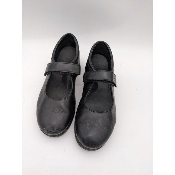 Propet Women 8.5 MSapphire Mary Jane Shoes Black Leather Slip On Shock Absorber - Picture 4 of 10